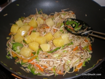 veggies for the chow mein 